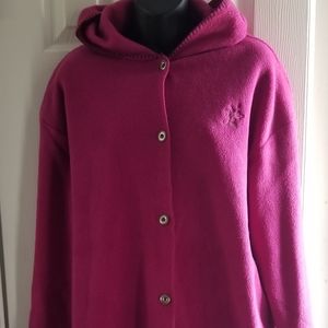 Disney women's jacket fleece purple size XL